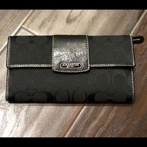 Coach Canvas/Fabric Large Wallet
